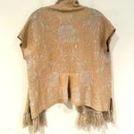 Angel Of The North Anthropologie Cardigan Women's Small Icebloom Metallic Knit Photo 4