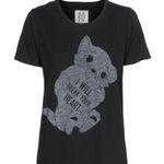 Zoe Karssen Black Break Your Heart Cat Graphic T Photo 0