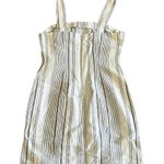 Forever 21 Dress Linen Blend Mini Navy Blue & White Size Small Photo 3