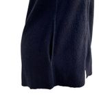 Eileen Fisher Moto Jacket Long Sz PP Petite Merino Wool Leather Zip Minimalist Photo 8