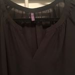 NYDJ  Y neck Elegant Black Women's Top tunic XL polyester Photo 3