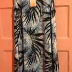 The Great Beautiful blue palm print beach dress and cover up for summer and vacation Photo 0