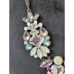 Women's Statement Crystal Rhinestone Bib Necklace With Lobster Clasp Jewelry Photo 4