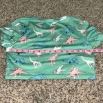 SheIn  women’s large cartoon dinosaur crop tee‎ Photo 3