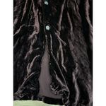 CP Shades  Vintage Velvet Jacket Medium Asymmetrical Button-Up Burgundy OVERSIZED Photo 5