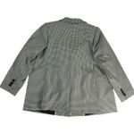 Karl Lagerfeld Women's Three-Button Houndstooth Blazer Jacket Plus 16W Black Photo 3