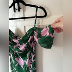 Club L London Long Green & Pink Maxi Dress Photo 7
