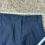 Pinko Navy Blue Pinstripe Bermuda Shorts School Girl Preppy Size 8 Photo 1