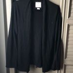 Aerie Drapey black sweater size large Photo 0