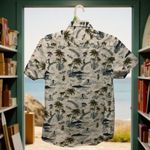 Denim & Flower  Ricky Singh White Tropical Print Shirt Photo 3