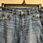 American Eagle  Outfitters Women’s Strigid Mom Jeans Distressed Denim  30x30 Photo 1