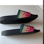 INC  Watermelon Bling Pool Slides Sandals 7 Photo 3