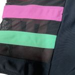 Women's One Piece Bathing Suit V Wire Color Block Mesh Waist Swimsuit Size XL Black Photo 7