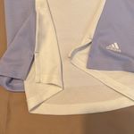 Adidas  primeblue size small lavender front longer white back cap sleeves GUC Photo 3