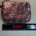 Pink Glitter Wristlet Coin Purse Small Zip Pouch Party Evening Bag Photo 3