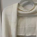 Ann Taylor  Cream Scarf with Tassels Photo 1