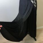 Vae Mode vintage black sexy nylon full length negligee nightgown Size L Photo 6