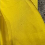 Mac Duggal  26482 Yellow Satin Strappy Back Mini Dress 8 Photo 5