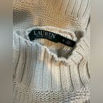 Vintage Lauren by Ralph Lauren Cotton & Linen Thick Chunky White Womens Sweater Photo 2