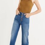 Madewell Slim Wide-Leg Jeans Button-Front Edition Size 27 Photo 0