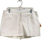 Dalia Collection  White City Fit Bermuda Shorts Sz 10 NWT Photo 0