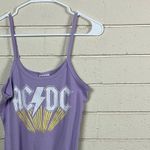 Grayson Threads  AC/DC purple graphic tank dress. Size XL Photo 7