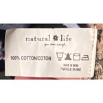 Natural Life ‎ Tiered Cotton Boho Hippie Dress Large Lightweight Sustainable NWOT Photo 5