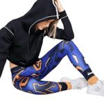 STELLA SPORT x ADIDAS Blue Black Orange Leggings S Photo 1