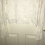 Pointelle white lace top Medium/Large Photo 5