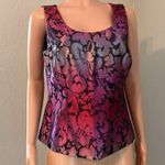 Kasper  Blazer & Shell Set 2 BLAZER / TOP Women's Size 12 Textured PINK/BLACK Photo 5