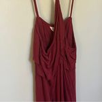 Sun & Shadow Nordstrom  Ruffle Tank Top Red Cordovan Small NEW Photo 2