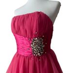 Formal Strapless Mini Dress Small Cocktail Dress Retro 50s Holiday Party Pink Photo 1