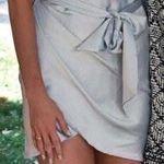 Selfie Leslie Blue Satin Mini Dress Photo 1