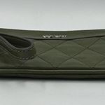 Nine West Green Quilted  Wristlet Wallet Pouch Photo 2