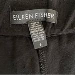 Eileen Fisher Black Wide Leg Pants High Waist Minimal Trouser Officewear Career Photo 7