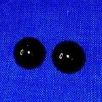 Buttons Vintage Clip On Earrings Black  Spheres 📽 Photo 0