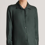 Quince ‎ 100% Silk Twill Blouse Photo 0