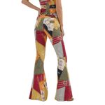 Wrangler NWT  x Lainey Wilson Printed Patchwork Sundown Flare Jeans Sz 26 Photo 1