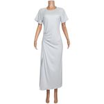 SAMSOE SAMSOE Saalbero Dress, Gray Dawn, Small Blue Photo 4