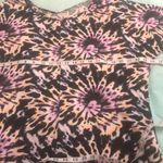 Eldridge boho tunic, long shirt, dress tie dye short sleeve size small​ Purple Photo 8