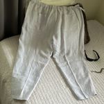Poetry light grey Pull-On elastic waist Wide tapered Leg Linen pants 18/20” Photo 6