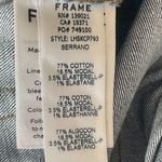 frame denim Frame Le High Skinny Piping Leather Trim High Rise Jeans - Size 31 Photo 12