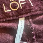 Loft Ann Taylor  Purple Corduroy Modern Skinny Pants Slim NWT Women's Size 27/4 Photo 2