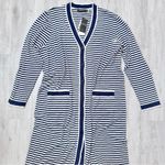 Ralph Lauren  Striped Silk Blend Long Cardigan 3X Photo 2