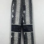 I am gia NWT I.AM.GIA Hendrix Faux Leather Snakeskin Zipper Trouser Pants XS Photo 0