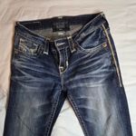 Big star  Dark Blue Skinny Jeans with Embellished Pockets Photo 6