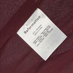 Reformation  Juliette Dress in Burgundy Size: 4 Photo 5
