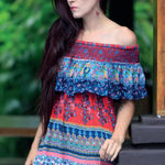 Patrons of Peace Multicolored Aztec Dress Photo 0