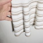 White House | Black Market Metallic-Stripe Peplum Sweater size XS petite Photo 6