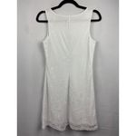 Byer Too! White Floral Embroidered Sleeveless Dress Photo 4